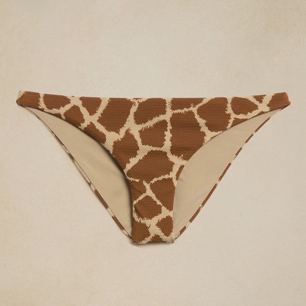 NWT! Onia Animal Giraffe Print Ashley Pique Bikini Bottom - Multiple Sizes 🏝️
